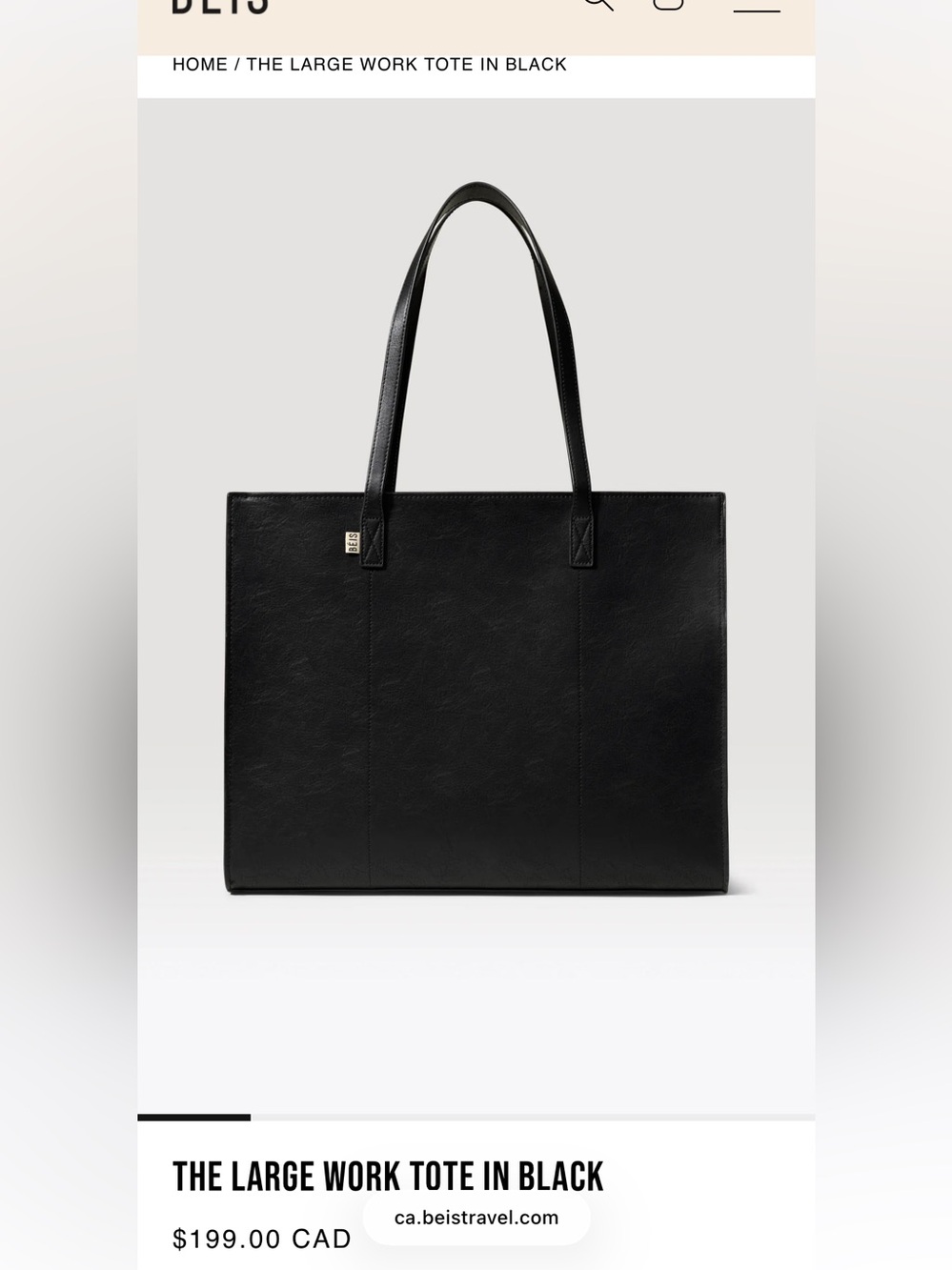 Beis Large Work Tote